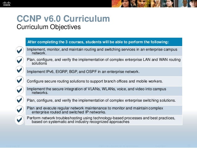 ccnp course outline